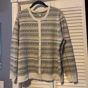 Crofts & Barrels Button up Sweater size XL